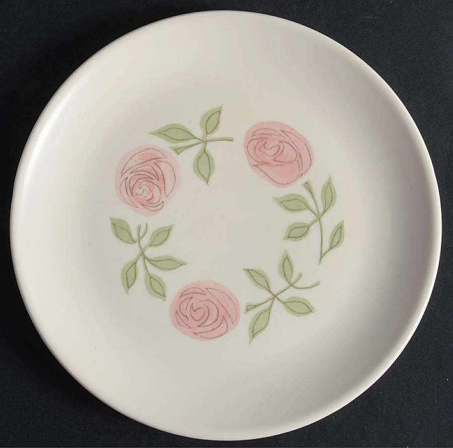 Rose A Day Bread & Butter Plate by Metlox - Poppytrail - Vernon-1