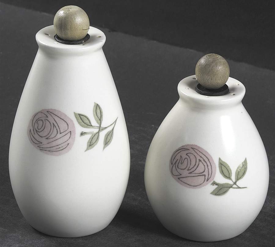 Rose A Day Salt & Pepper Set by Metlox - Poppytrail - Vernon-1