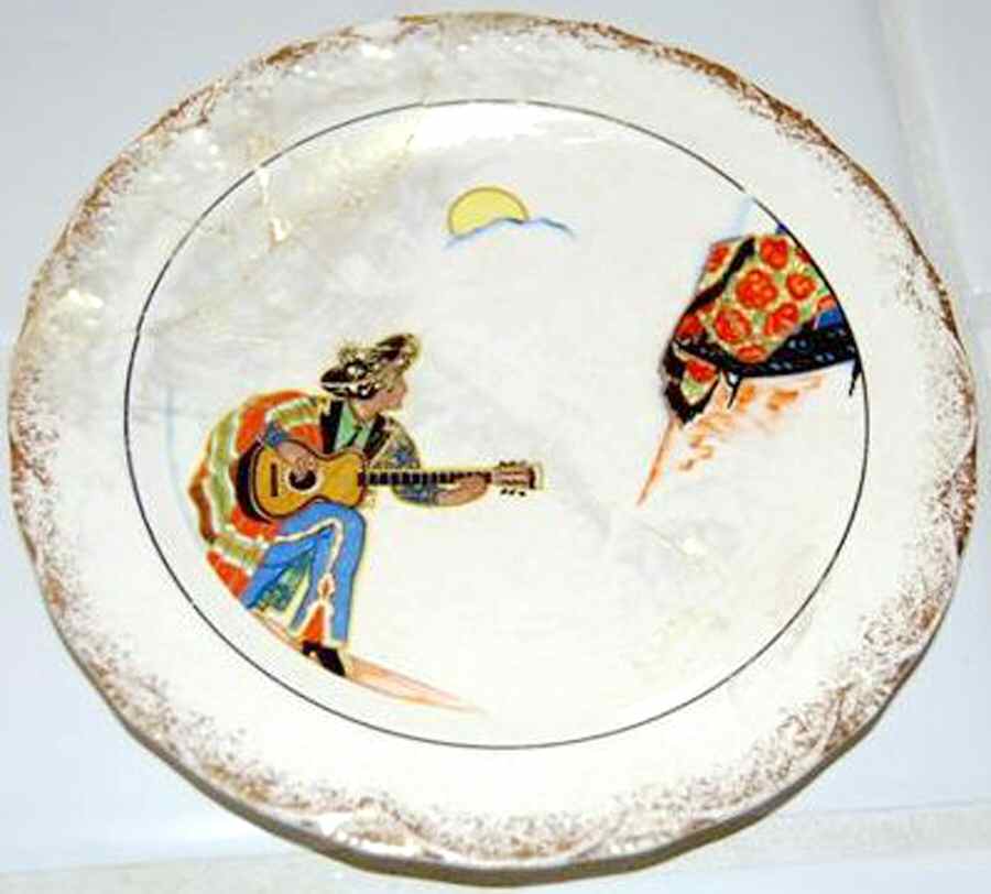 Romeo and Juliet Bread & Butter Plate by Metlox - Poppytrail - Vernon-1