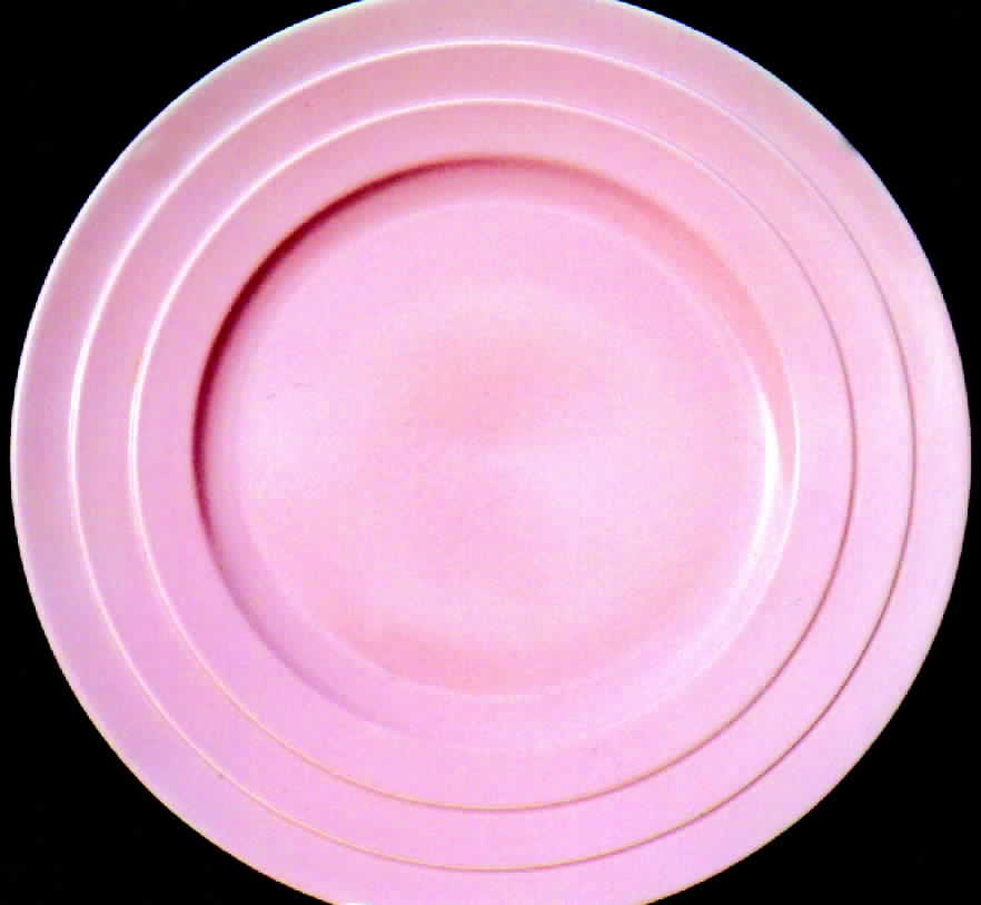 Rythmic Pink (Carnation) Dinner Plate by Metlox - Poppytrail - Vernon-1