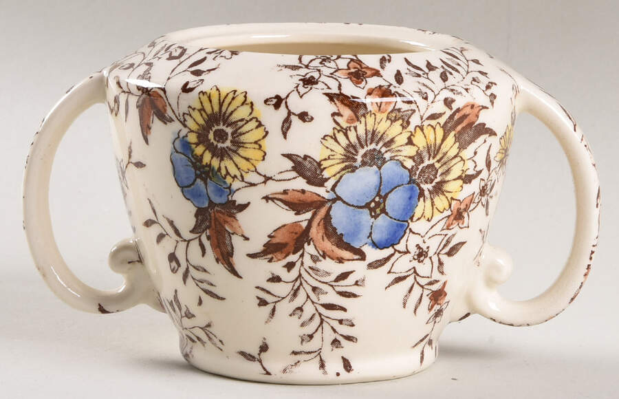 Santa Barbara Sugar Bowl No Lid by Metlox - Poppytrail - Vernon-1