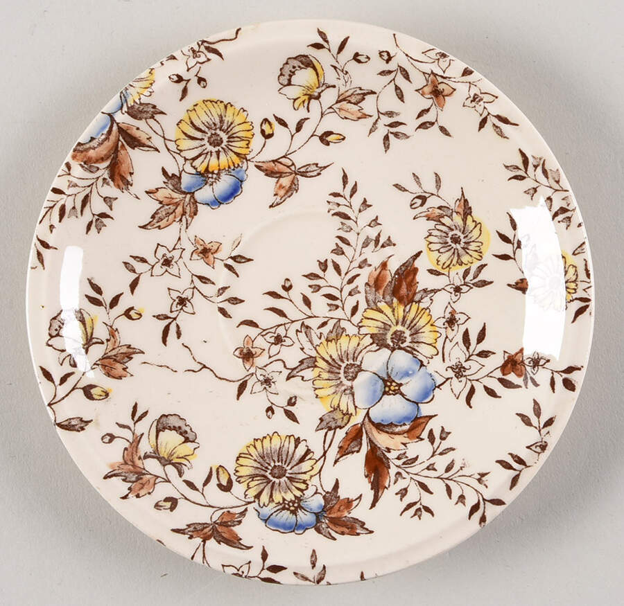 Santa Barbara Saucer by Metlox - Poppytrail - Vernon-1