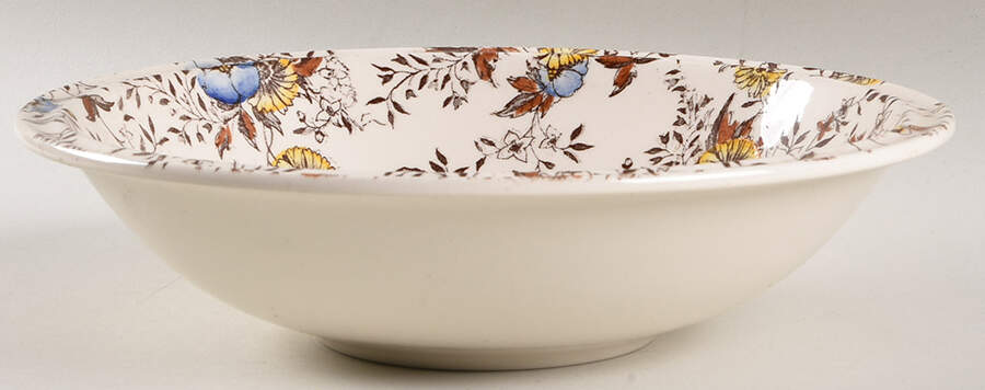 Santa Barbara 9" Round Vegetable Bowl by Metlox - Poppytrail - Vernon-1