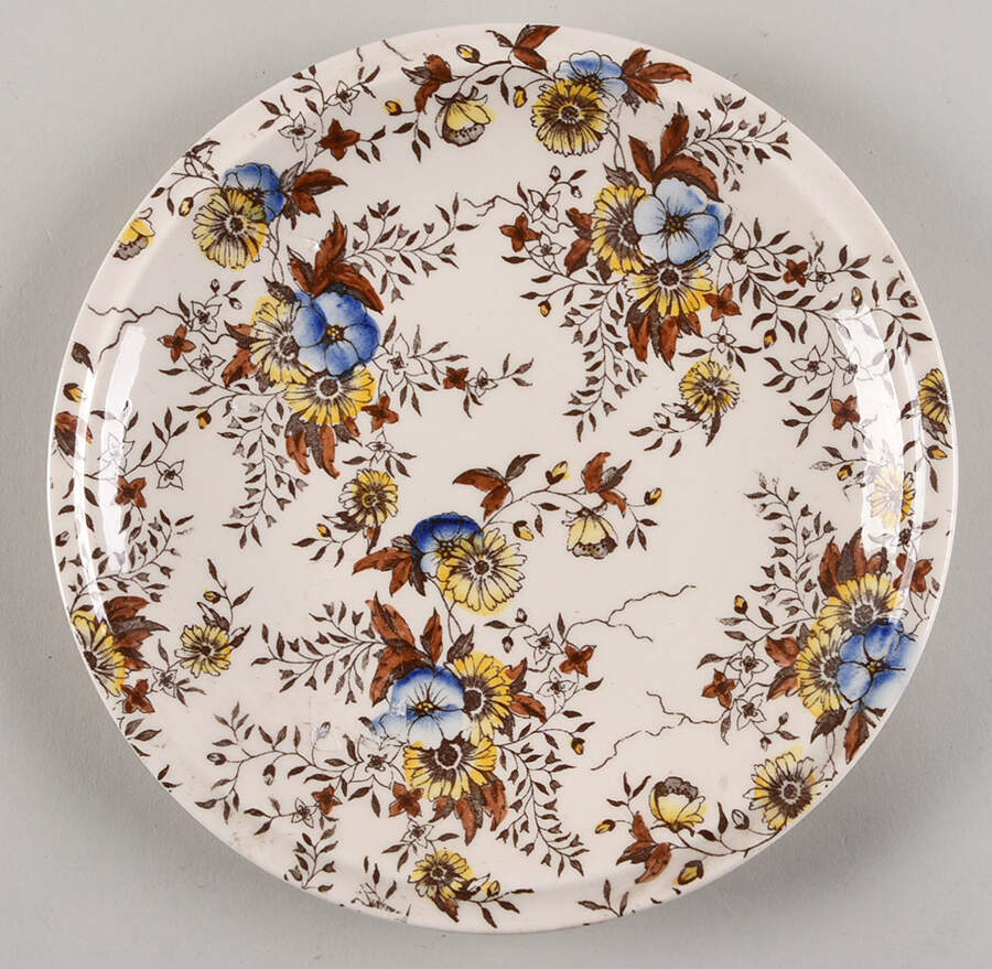 Santa Barbara Luncheon Plate by Metlox - Poppytrail - Vernon-1