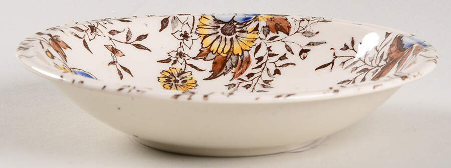 Santa Barbara Rim Fruit/Dessert (Sauce) Bowl by Metlox - Poppytrail - Vernon-1