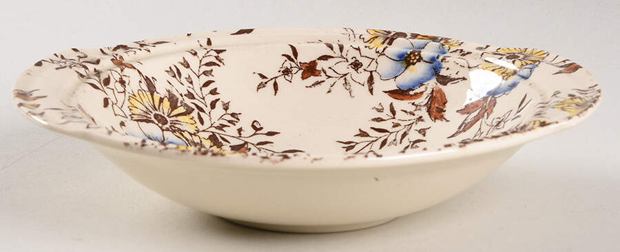 Santa Barbara Lugged Chowder Bowl by Metlox - Poppytrail - Vernon-1