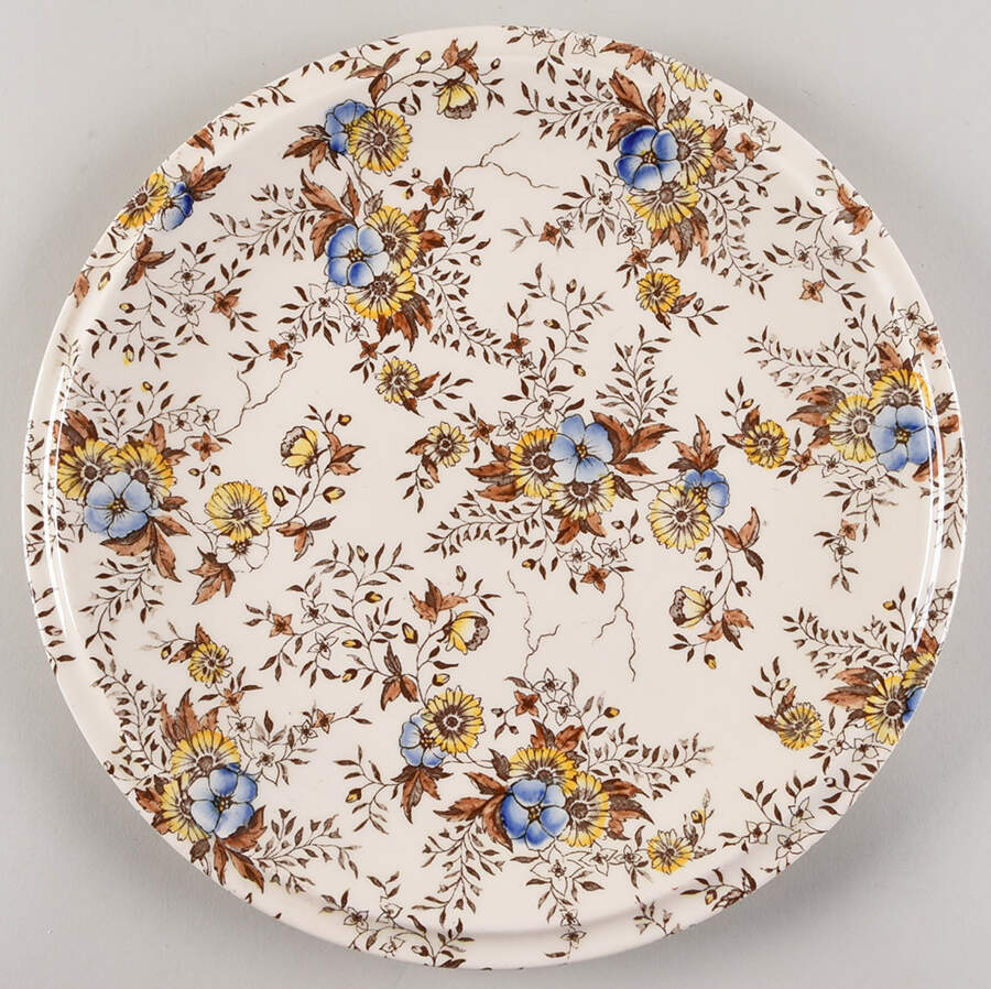 Santa Barbara 12" Chop Plate (Round Platter) by Metlox - Poppytrail - Vernon-1