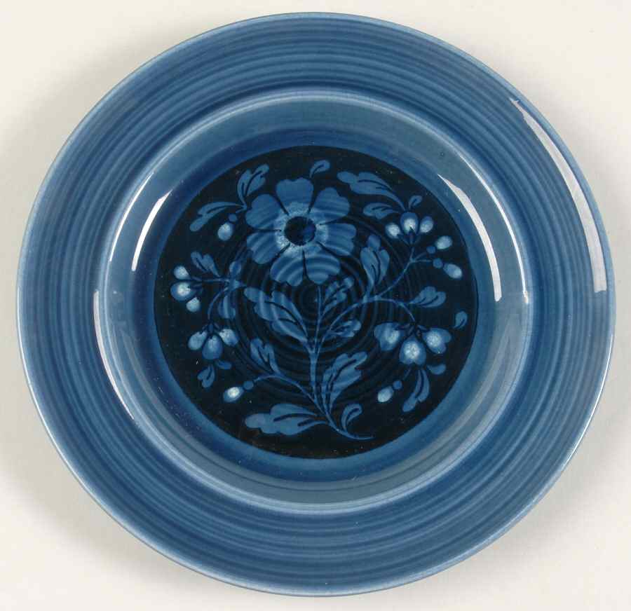 San Clemente Laguna Blue Salad Plate by Metlox - Poppytrail - Vernon-1