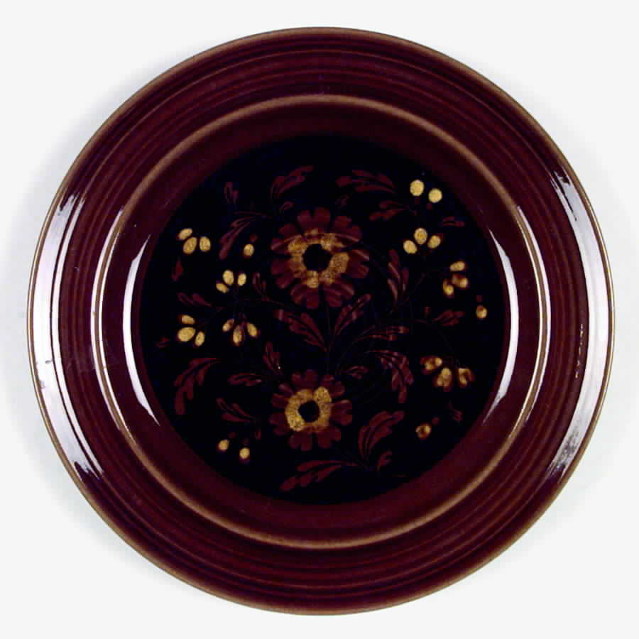 San Clemente Hacienda La Casa Brown Dinner Plate by Metlox - Poppytrail - Vernon-1