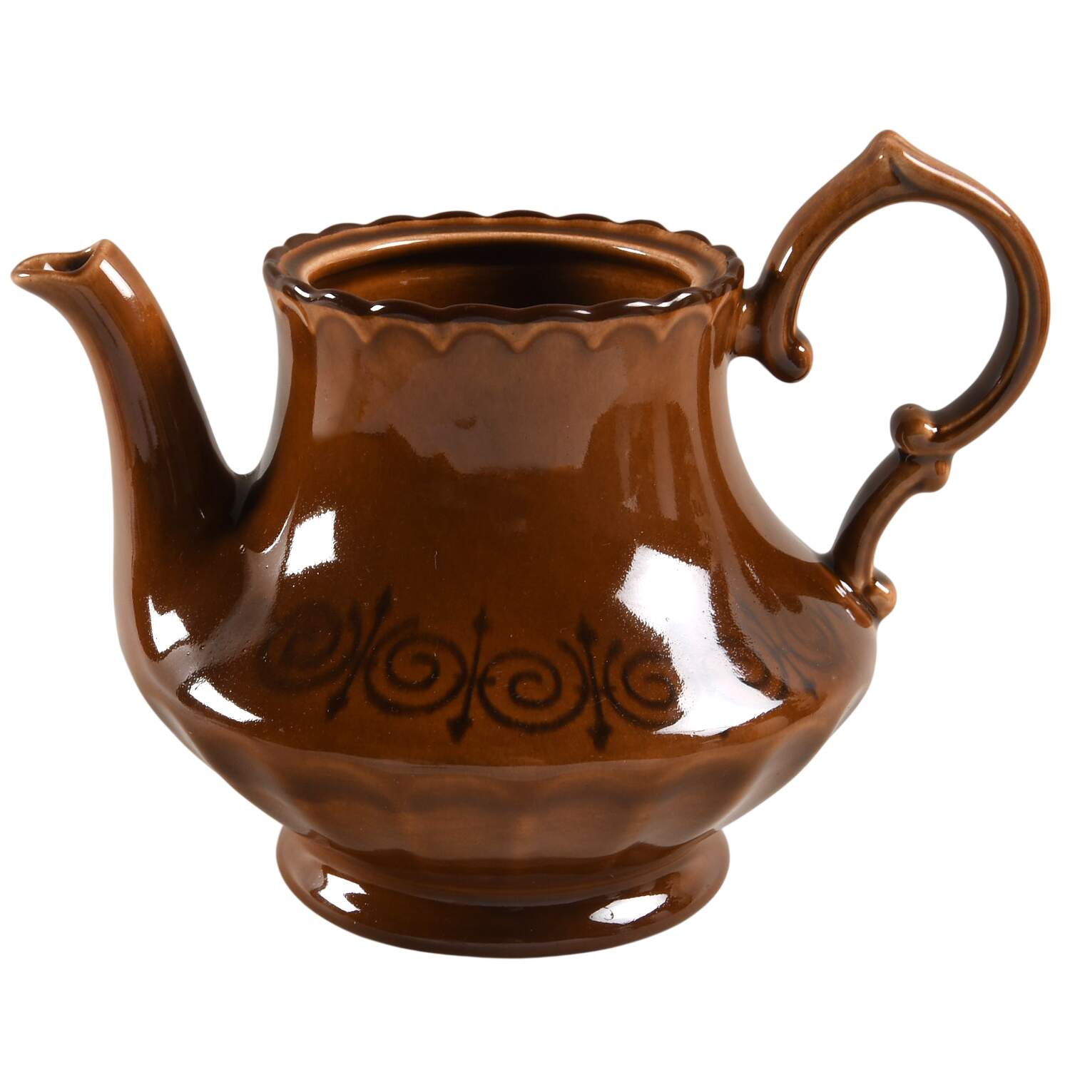 San Fernando Gold Teapot No Lid by Metlox - Poppytrail - Vernon-1