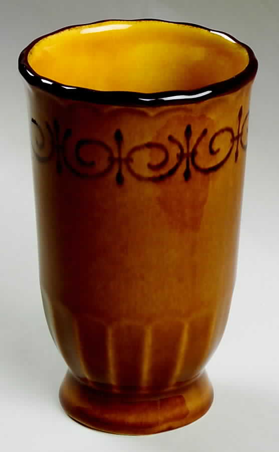San Fernando Gold 10 Oz Tumbler by Metlox - Poppytrail - Vernon-1