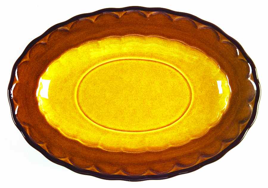 San Fernando Gold Underplate for Gravy Boat by Metlox - Poppytrail - Vernon-1
