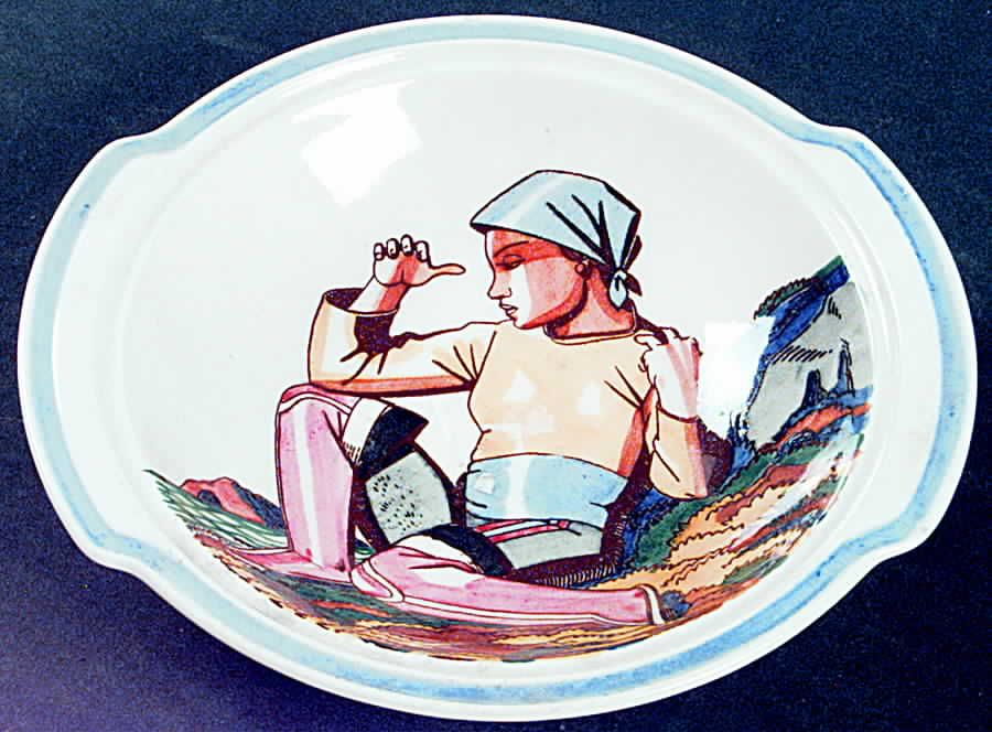Salamina Lugged Chowder Bowl by Metlox - Poppytrail - Vernon-1