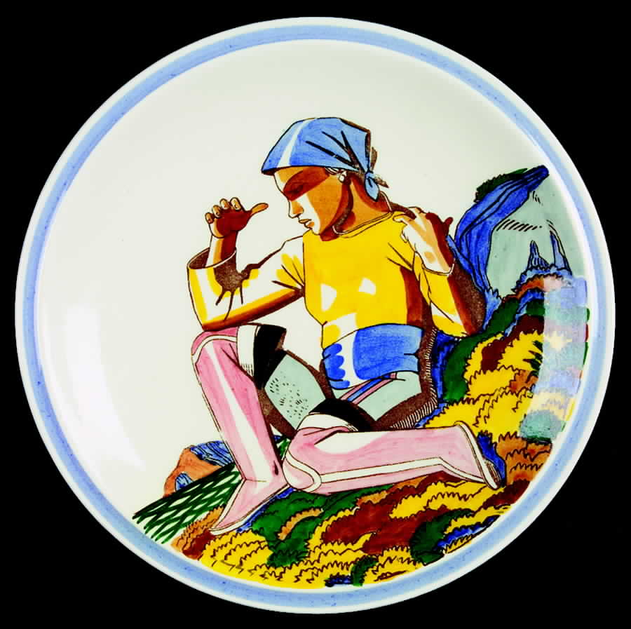 Salamina Salad Plate by Metlox - Poppytrail - Vernon-1