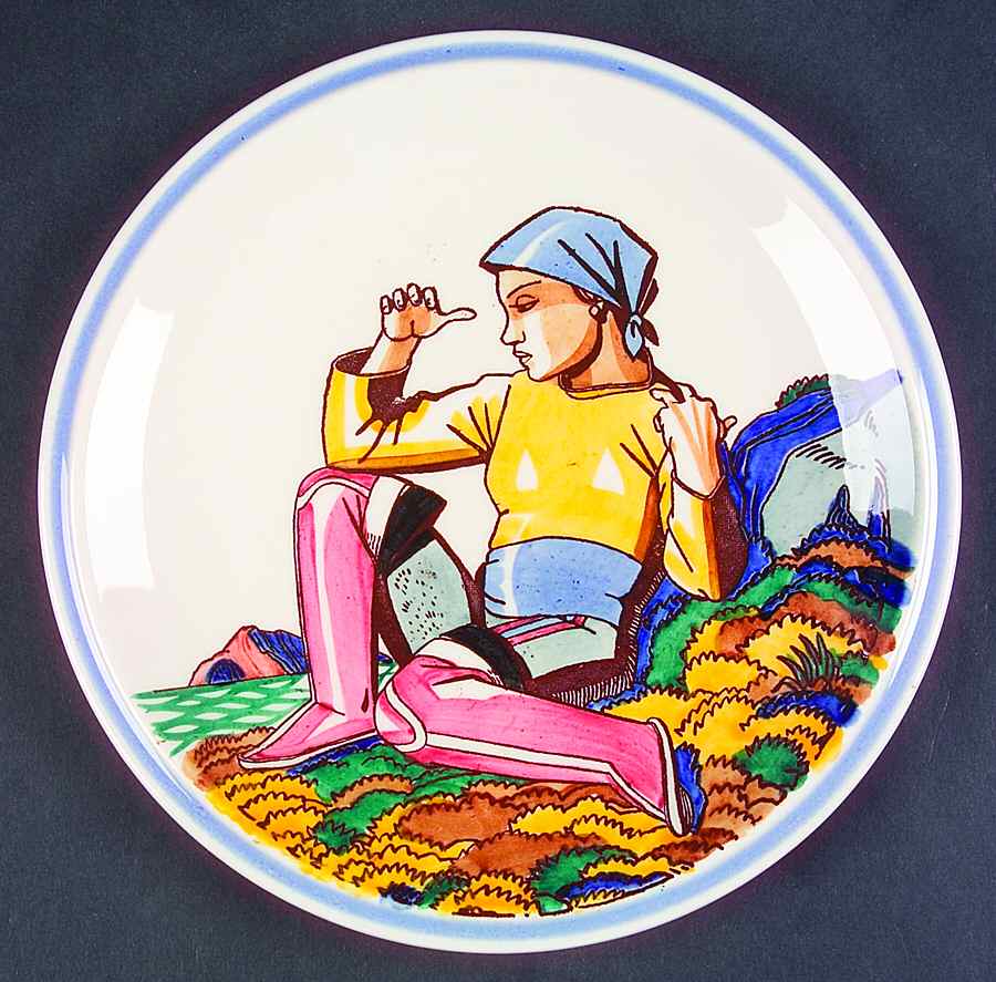 Salamina Luncheon Plate by Metlox - Poppytrail - Vernon-1