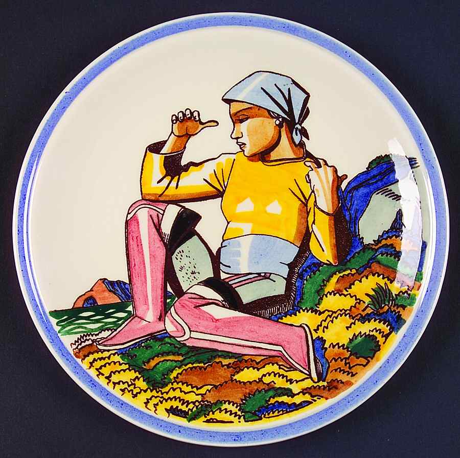 Salamina Bread & Butter Plate by Metlox - Poppytrail - Vernon-1