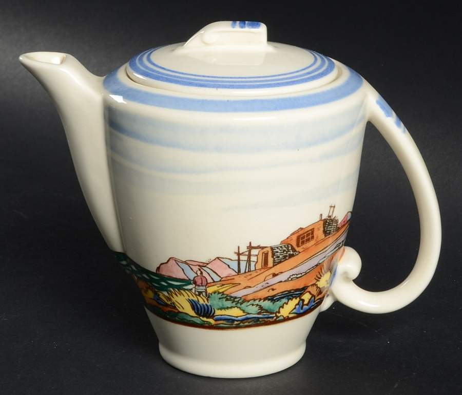 Salamina Mini Coffee Pot & Lid by Metlox - Poppytrail - Vernon-1