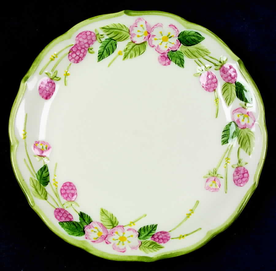 Sculptured Berry Coupe Salad Plate by Metlox - Poppytrail - Vernon-1