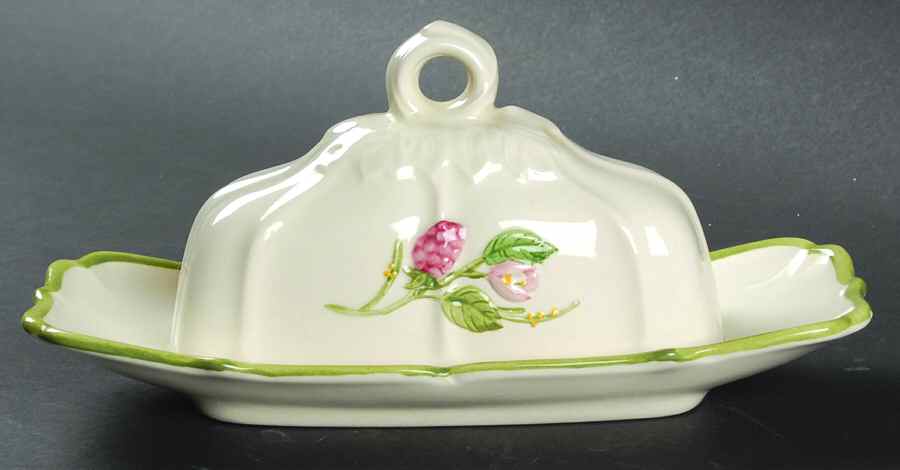 Sculptured Berry 1/4 Lb Covered Butter by Metlox - Poppytrail - Vernon-1