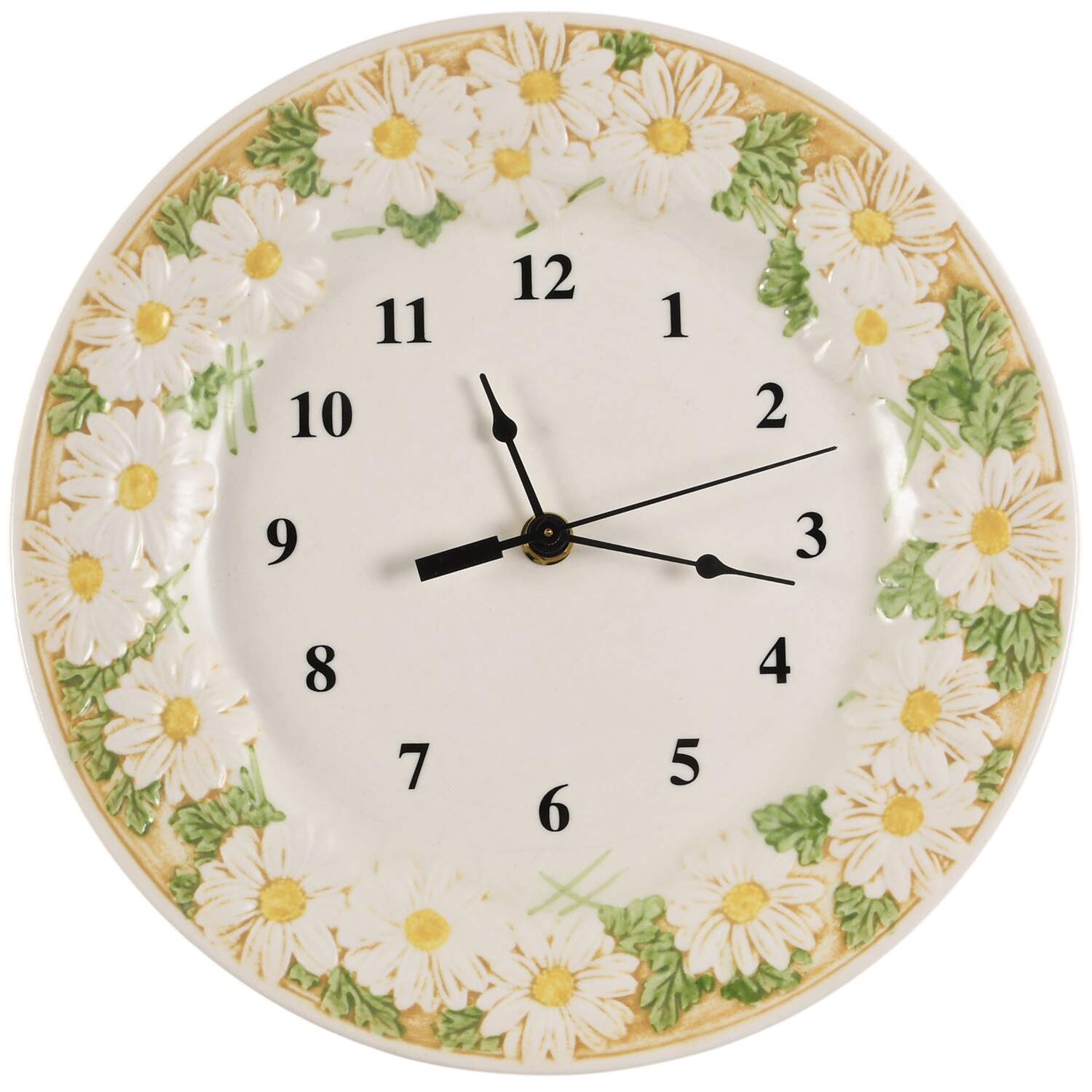 Sculptured Daisy 1-2" depth  Clock Plate HC by Metlox - Poppytrail - Vernon-1