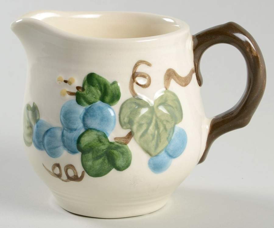 Sculptured Grape Creamer by Metlox - Poppytrail - Vernon-1