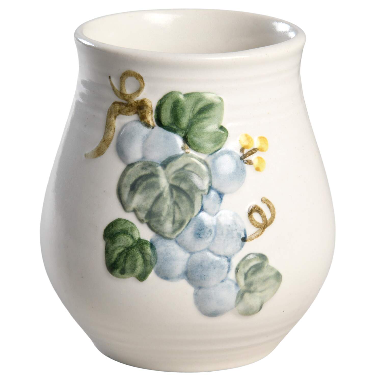 Sculptured Grape Small Canister No Lid by Metlox - Poppytrail - Vernon-1