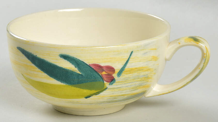 Shadow Leaf Flat Cup by Metlox - Poppytrail - Vernon-1