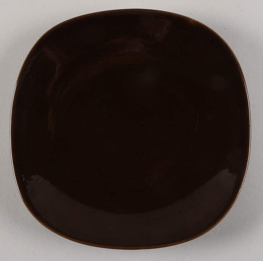 Shoreline Brown Salad Plate by Metlox - Poppytrail - Vernon-1