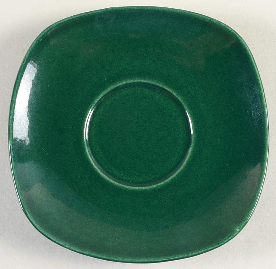Shoreline Green Saucer by Metlox - Poppytrail - Vernon-1