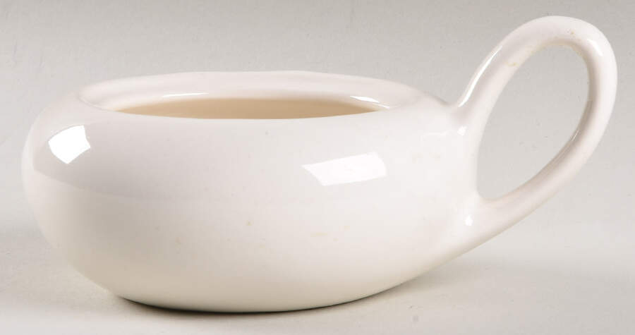 Shoreline White Sugar Bowl No Lid by Metlox - Poppytrail - Vernon-1