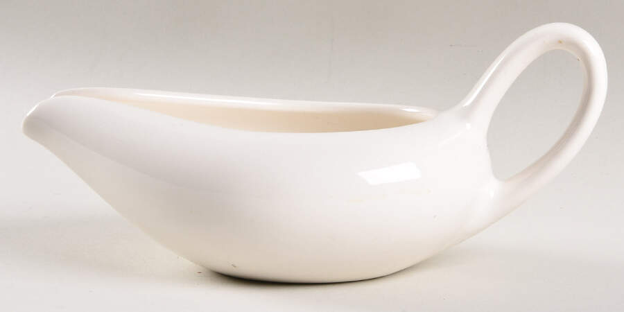 Shoreline White Gravy Boat by Metlox - Poppytrail - Vernon-1
