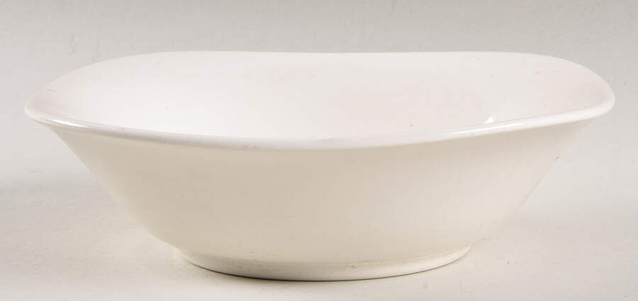 Shoreline White Coupe Cereal Bowl by Metlox - Poppytrail - Vernon-1