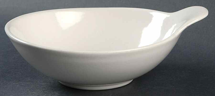 Shoreline White Lugged Soup Bowl by Metlox - Poppytrail - Vernon-1