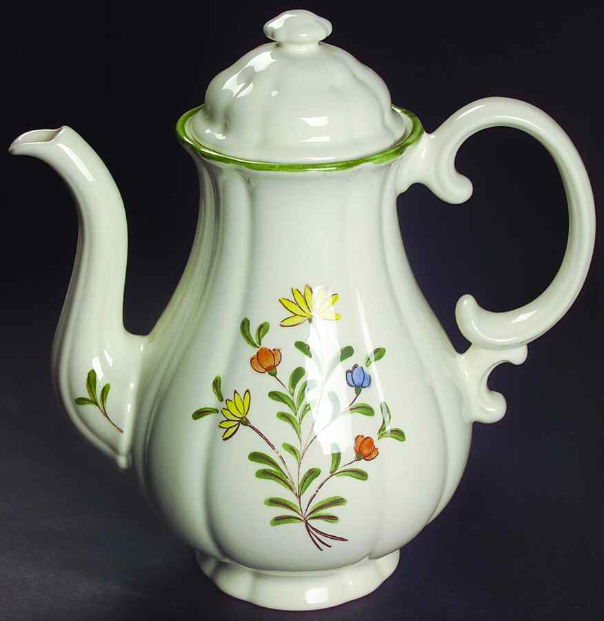 Spring Garland Coffee Pot & Lid by Metlox - Poppytrail - Vernon-1