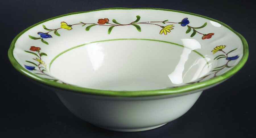Spring Garland Rim Cereal Bowl by Metlox - Poppytrail - Vernon-1