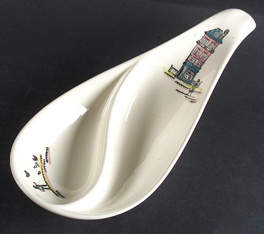 Street Scene Open Jam Dish by Metlox - Poppytrail - Vernon-1