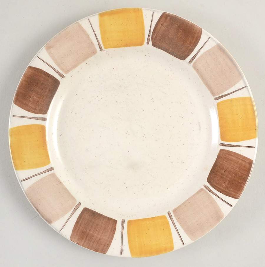 Sun N' Sand Salad Plate by Metlox - Poppytrail - Vernon-1
