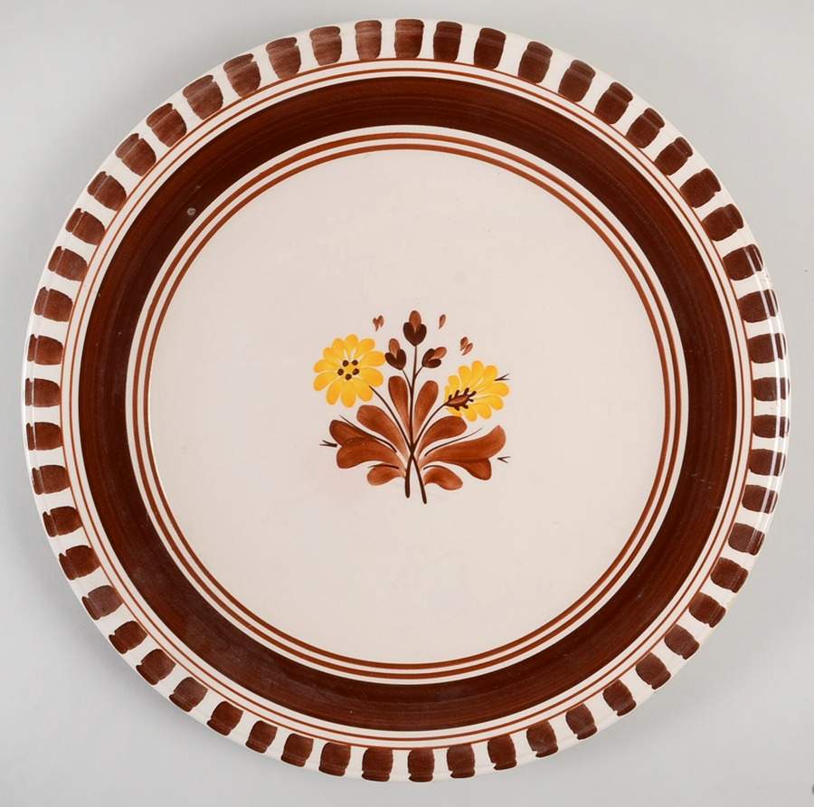 T630 13" Chop Plate (Round Platter) by Metlox - Poppytrail - Vernon-1