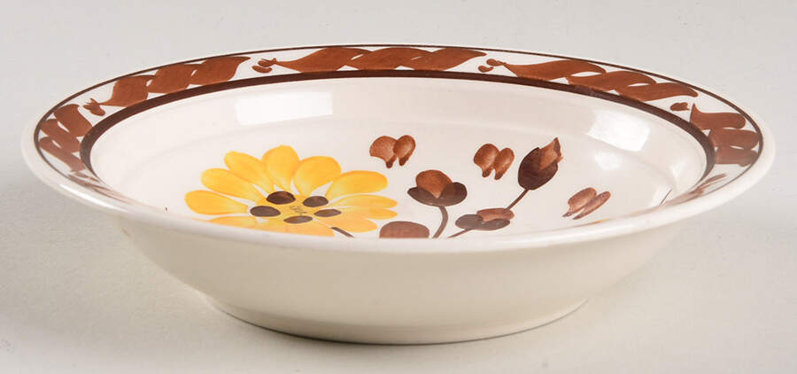 T632 Rim Fruit/Dessert (Sauce) Bowl by Metlox - Poppytrail - Vernon-1