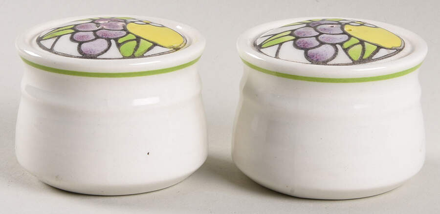 Tiffany Salt & Pepper Set by Metlox - Poppytrail - Vernon-1