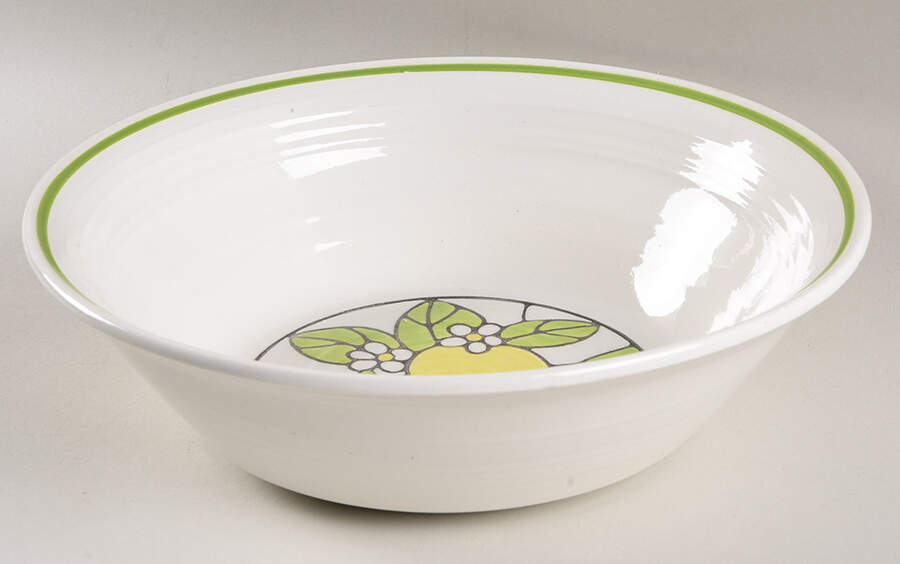 Tiffany 9" Round Vegetable Bowl by Metlox - Poppytrail - Vernon-1