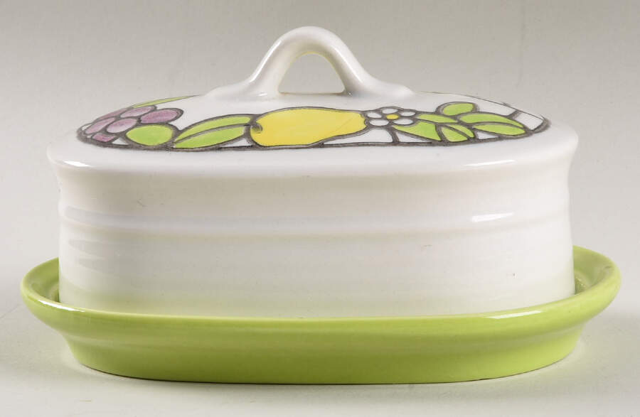 Tiffany 1/4 Lb Covered Butter by Metlox - Poppytrail - Vernon-1