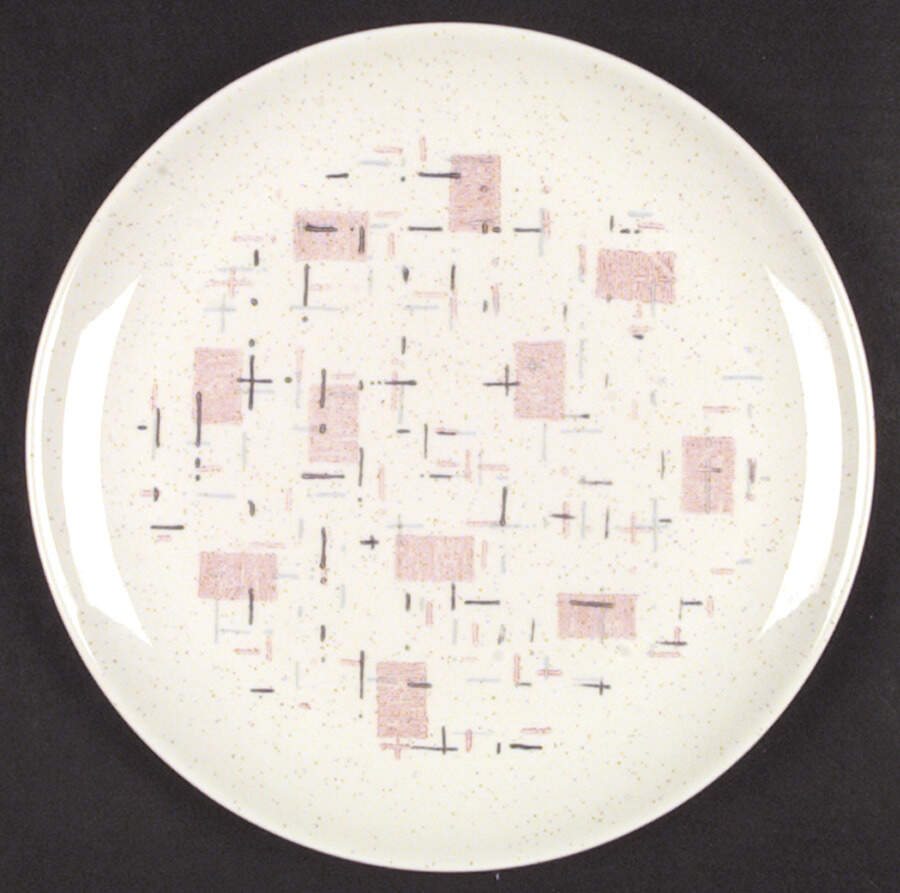 Tickled Pink Dinner Plate by Metlox - Poppytrail - Vernon-1