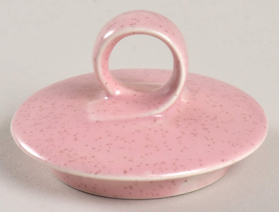Tickled Pink Lid for Sugar Bowl by Metlox - Poppytrail - Vernon-1