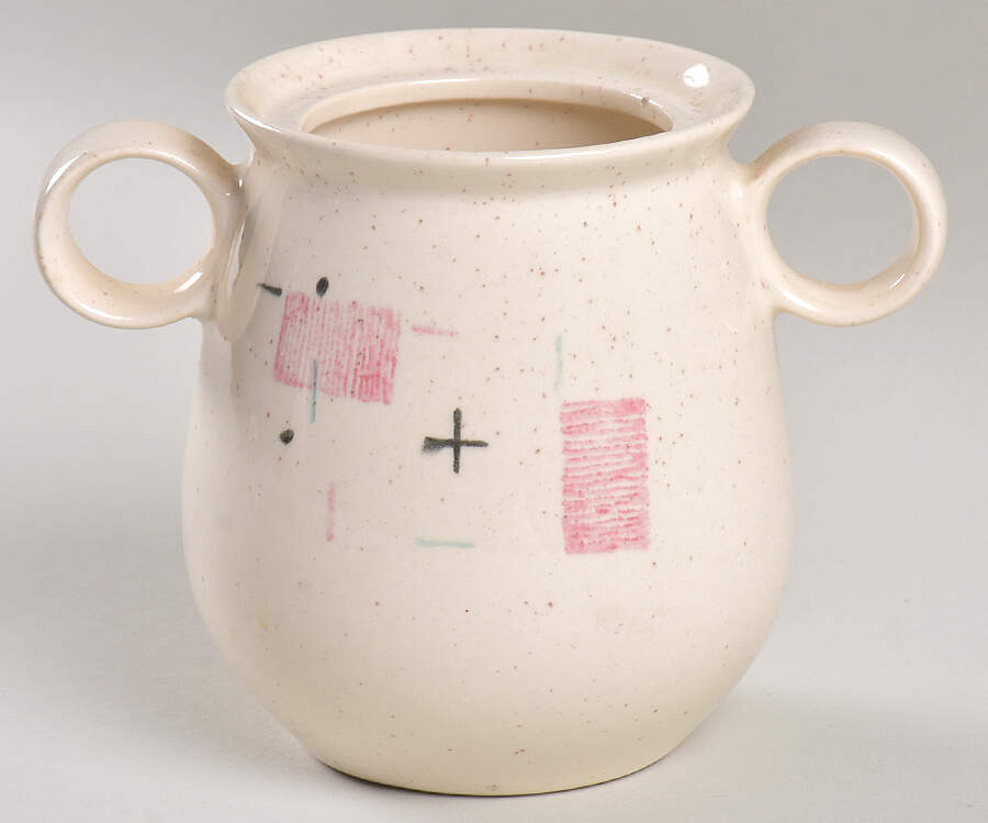 Tickled Pink Sugar Bowl No Lid by Metlox - Poppytrail - Vernon-1