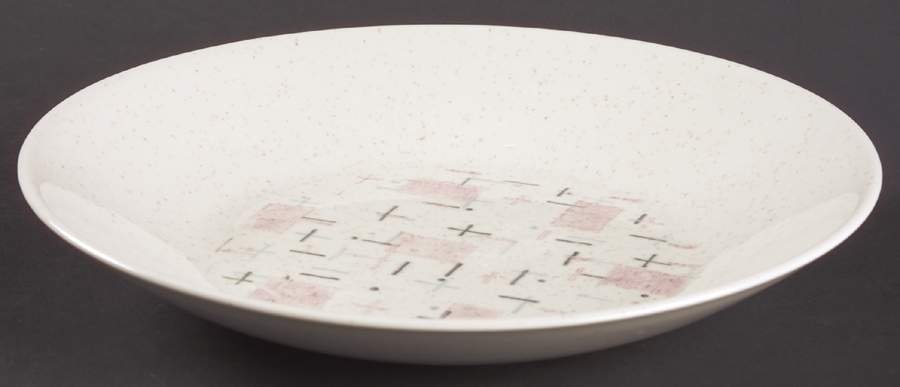 Tickled Pink Coupe Soup Bowl by Metlox - Poppytrail - Vernon-1