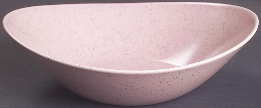 Tickled Pink Coupe Soup Bowl by Metlox - Poppytrail - Vernon-1