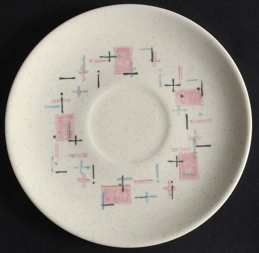 Tickled Pink Saucer by Metlox - Poppytrail - Vernon-1