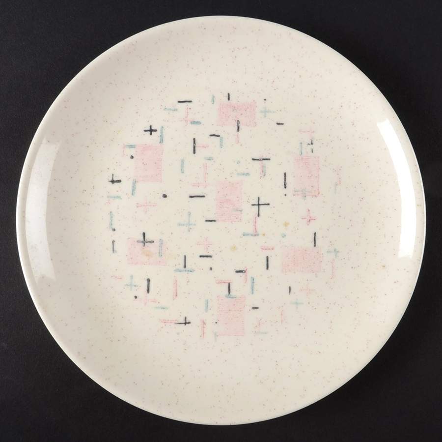 Tickled Pink Salad Plate by Metlox - Poppytrail - Vernon-1