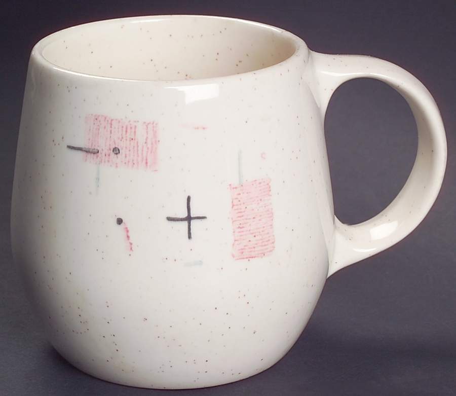Tickled Pink Mug by Metlox - Poppytrail - Vernon-1